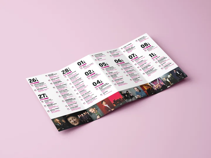 Kurt Weill Fest – Programmflyer