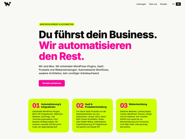 Moostudio: Website