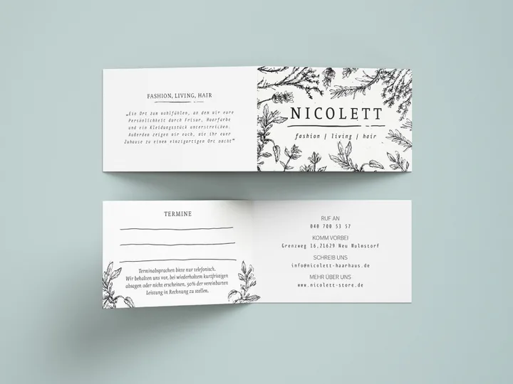 Nicolett Haarhaus – Visitenkarte